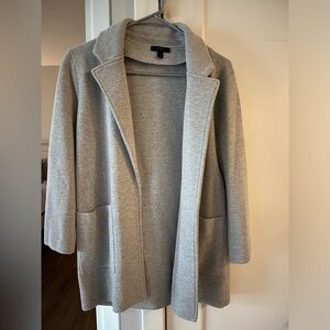 In excellent used condition Grey long/thick sweater from J Crew size SMALL